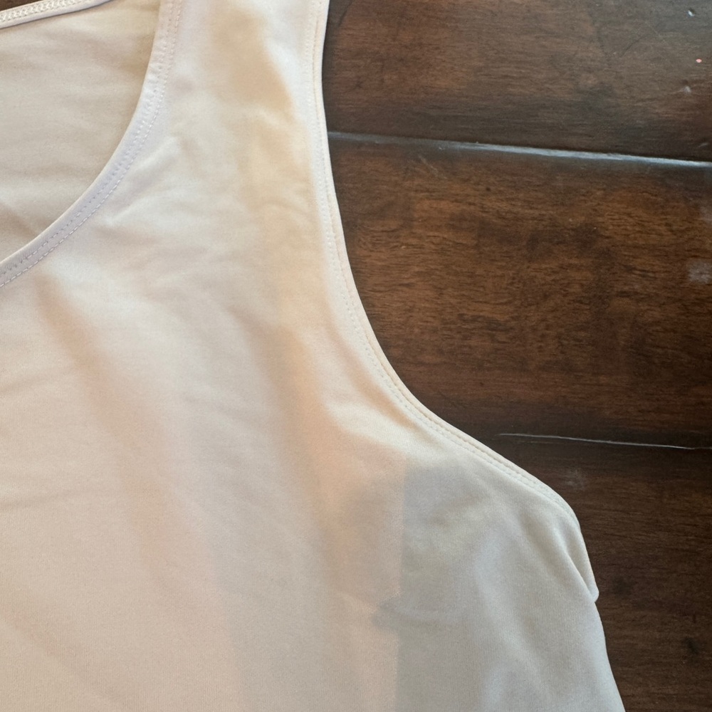 Charter Club White Tank Top- Size XL - Picture 4 of 11